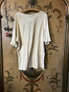 ARCHIVIO J.M.Ribot 24 Autumn and Winter Oblique Button Round Neck T-shirt AJM-TS08/TK/OLD-0 Off-white
